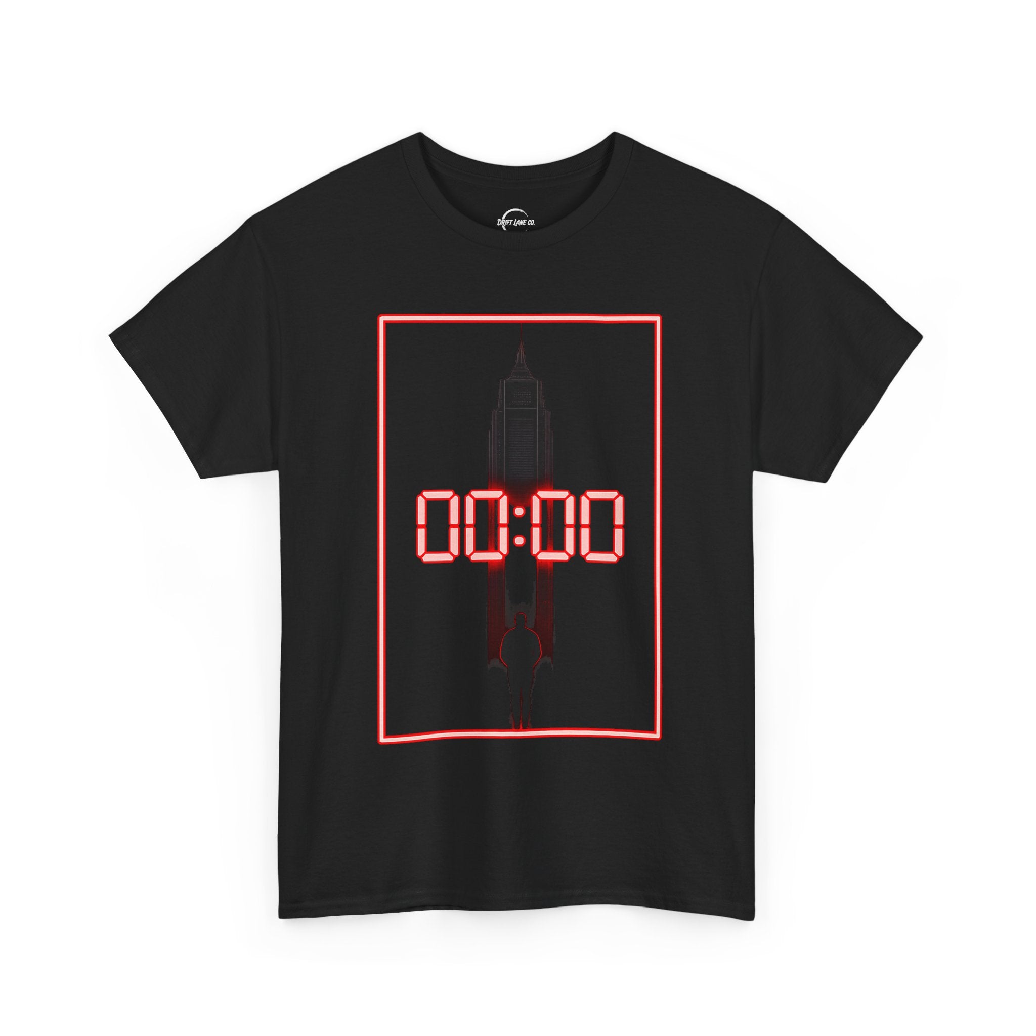 The "00:00" Digital Silhouette Unisex T-Shirt