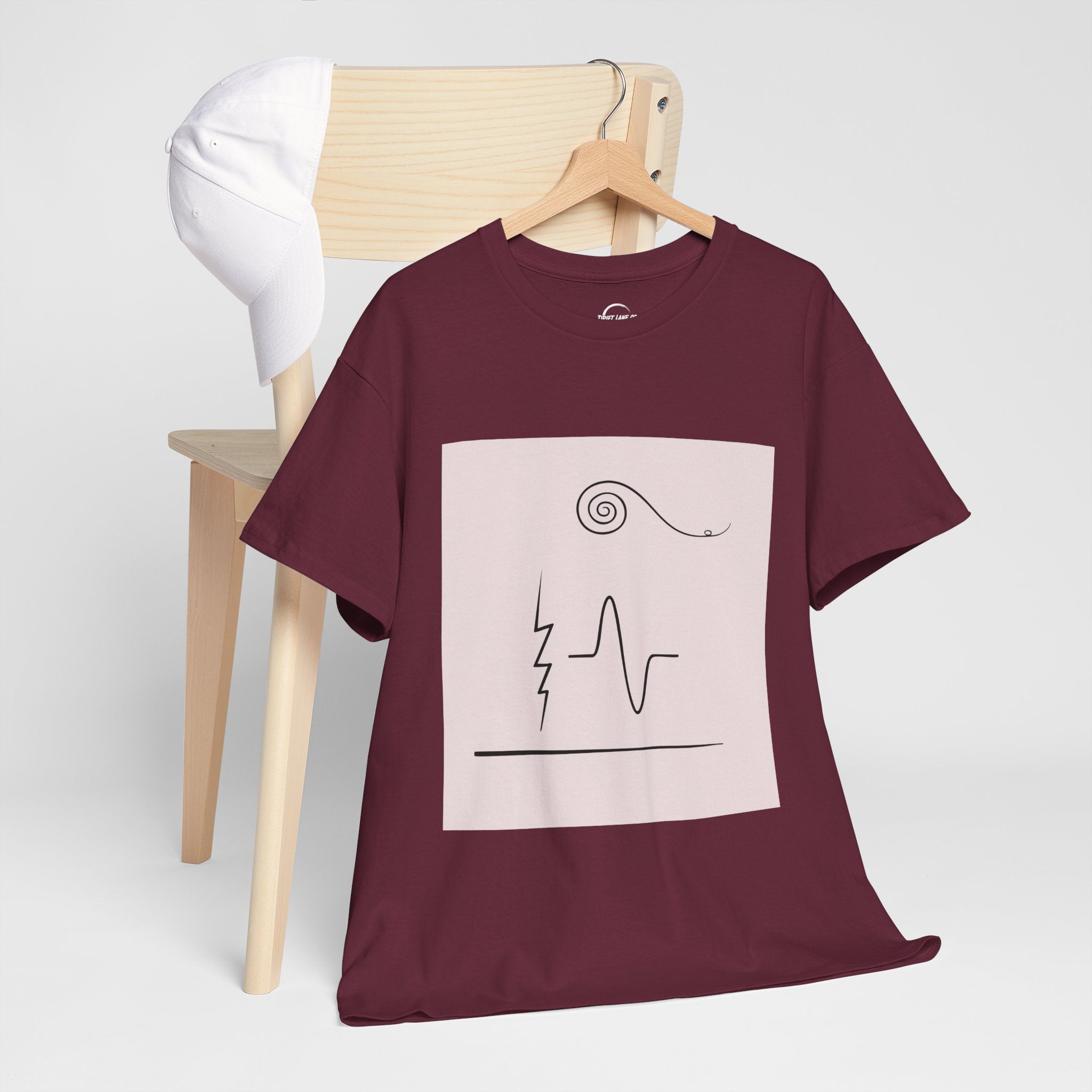 The Alchemical Prism Graphic Tee — Abstract Line Art Unisex T-Shirt