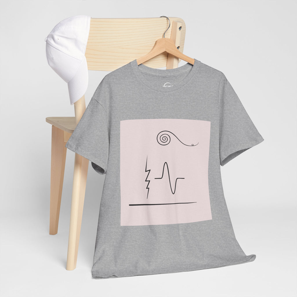 The Alchemical Prism Graphic Tee — Abstract Line Art Unisex T-Shirt