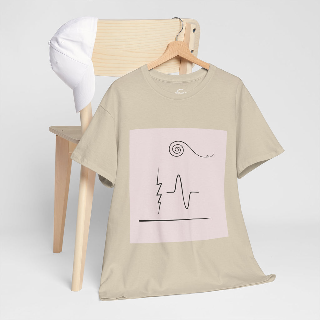 The Alchemical Prism Graphic Tee — Abstract Line Art Unisex T-Shirt
