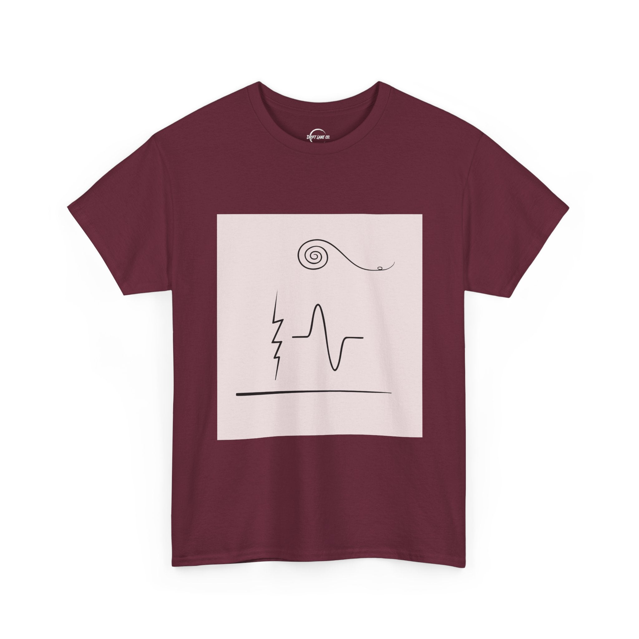 The Alchemical Prism Graphic Tee — Abstract Line Art Unisex T-Shirt