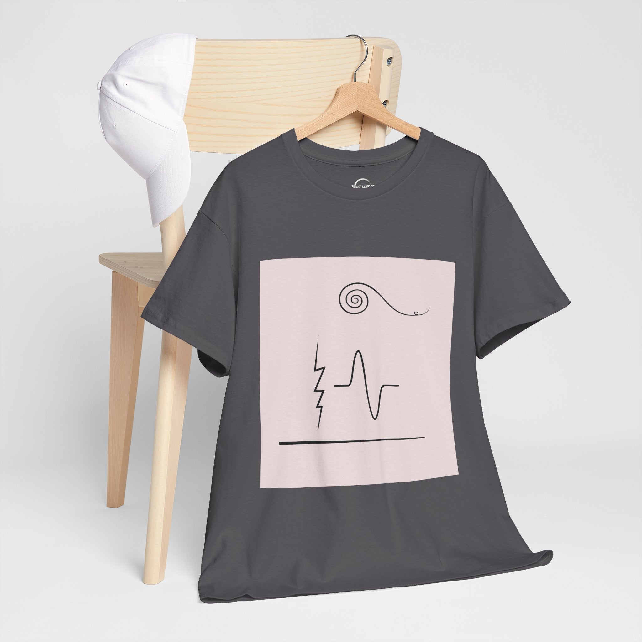 The Alchemical Prism Graphic Tee — Abstract Line Art Unisex T-Shirt