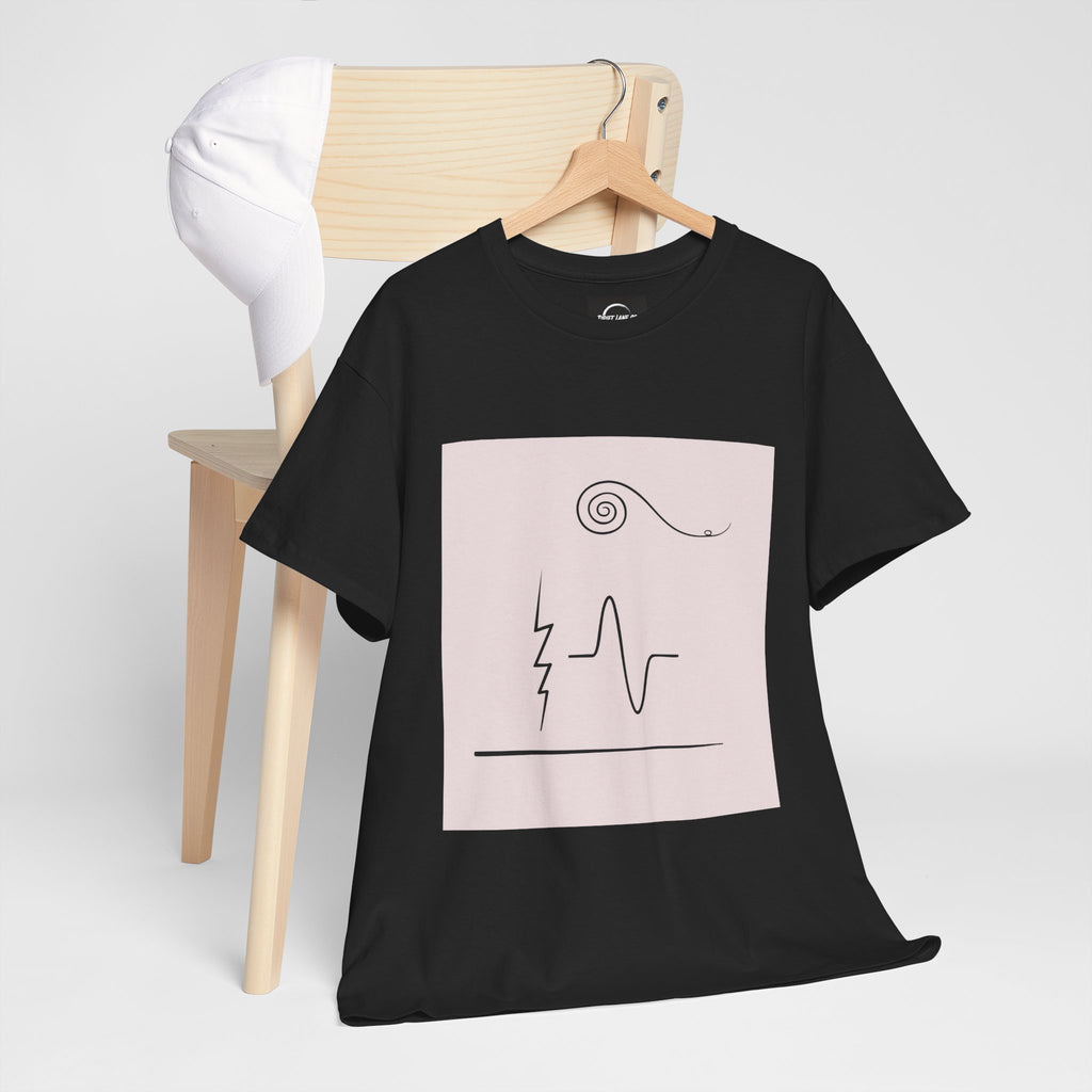 The Alchemical Prism Graphic Tee — Abstract Line Art Unisex T-Shirt
