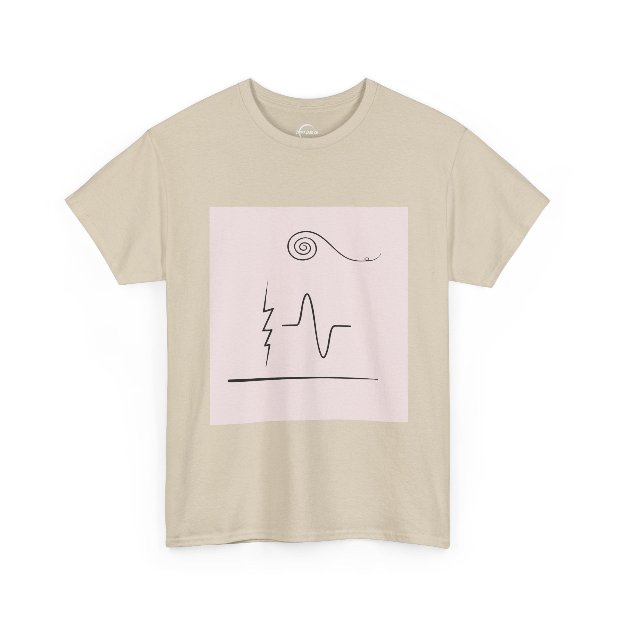 The Alchemical Prism Graphic Tee — Abstract Line Art Unisex T-Shirt