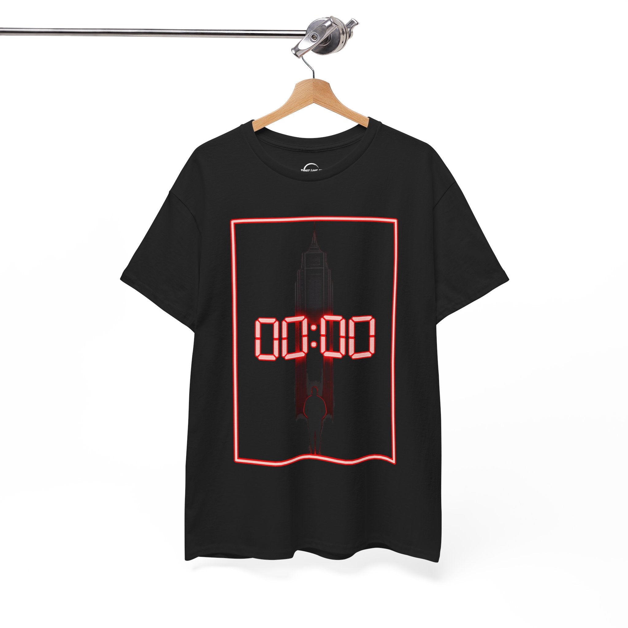 The "00:00" Digital Silhouette Unisex T-Shirt