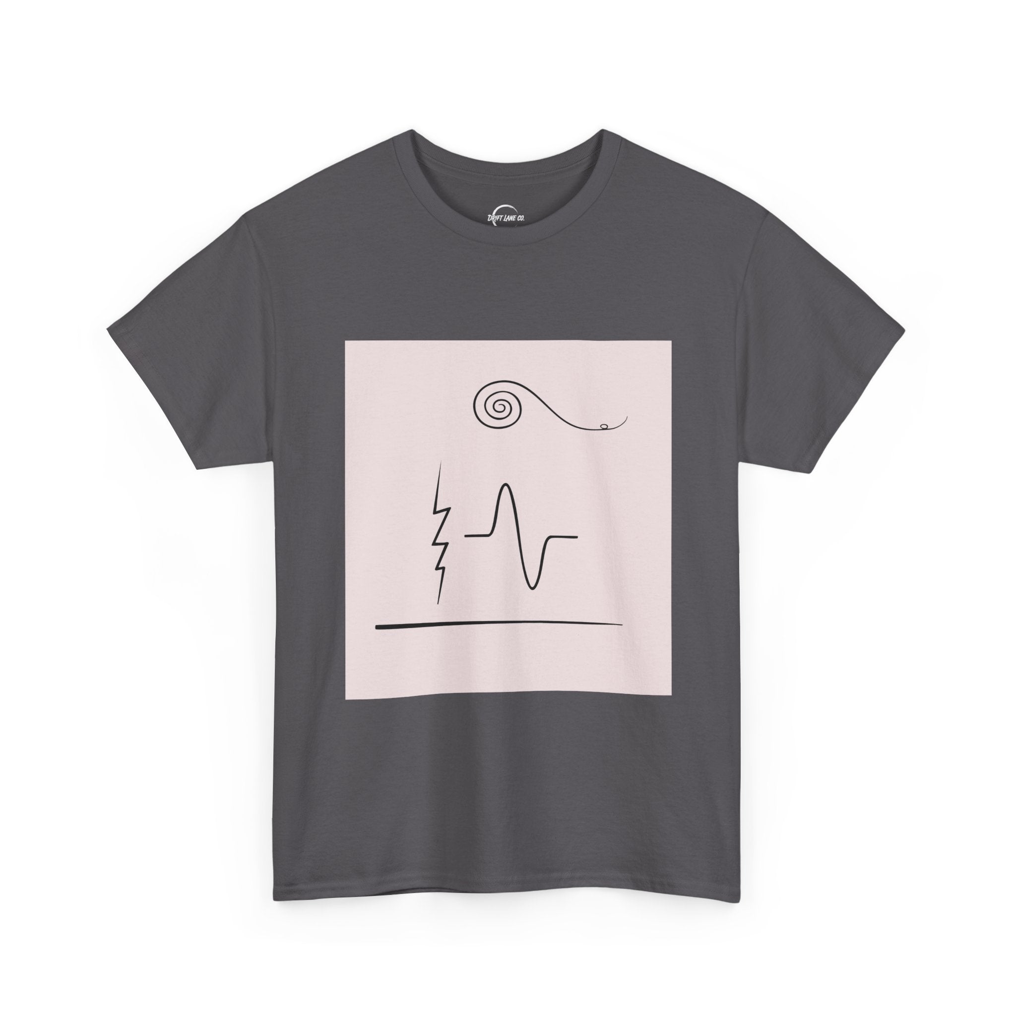 The Alchemical Prism Graphic Tee — Abstract Line Art Unisex T-Shirt